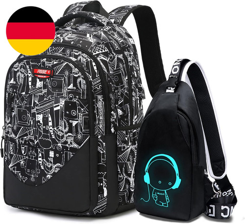 Asge schulrucksack jungen - schulrucksack,